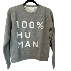 Everlane Grey Long Sleeve Cotton Crewneck 100% Human Sweatshirt Sz XS NWOT